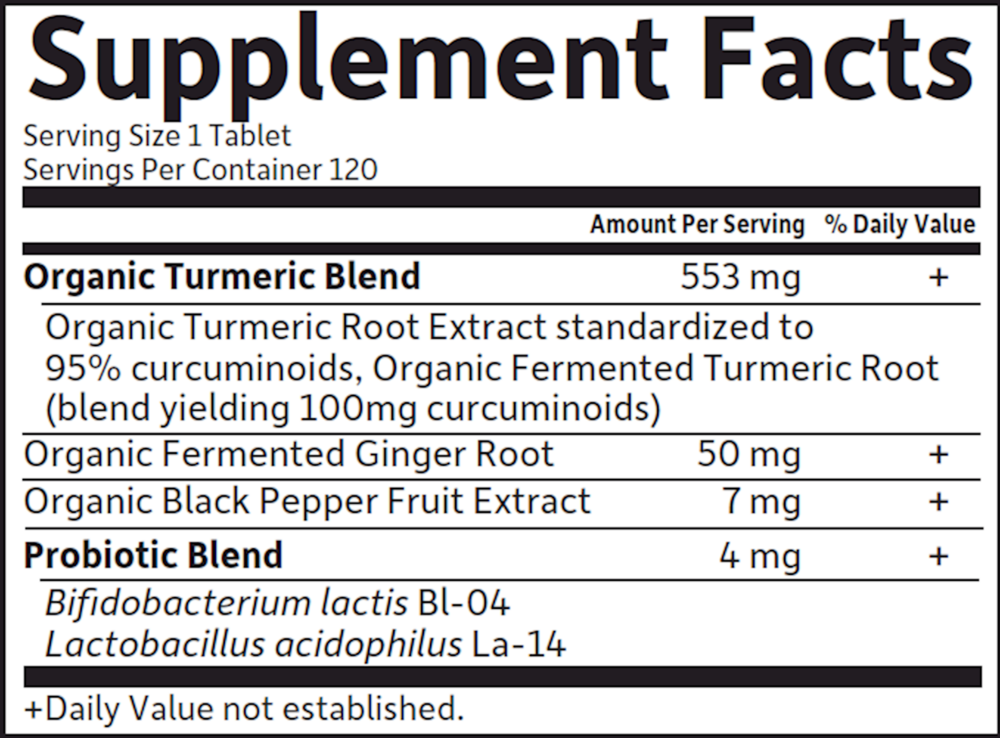 Garden of Life mykind Organics Extra Strength Turmeric Inflammatory Response — view 3