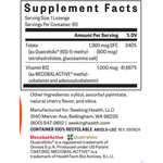 Seeking Health Methyl B12 with L-Methylfolate — view 3 — view 3