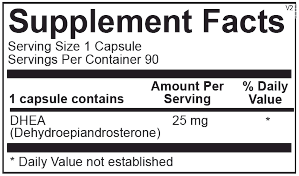 Ortho Molecular Products Dhea 25 — view 3