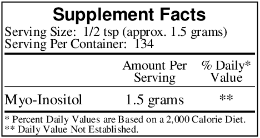 Ecological Formulas/Cardiovascular Research Inositol Powder — view 3