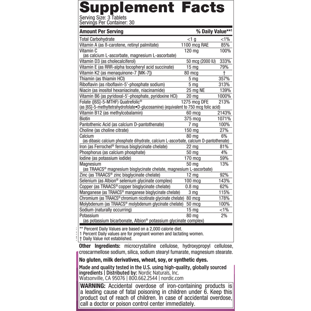 Nordic Naturals Prenatal Multivitamin Minis — view 3