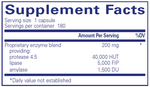 Pure Encapsulations Pancreatic Vegenzymes — view 3 — view 3