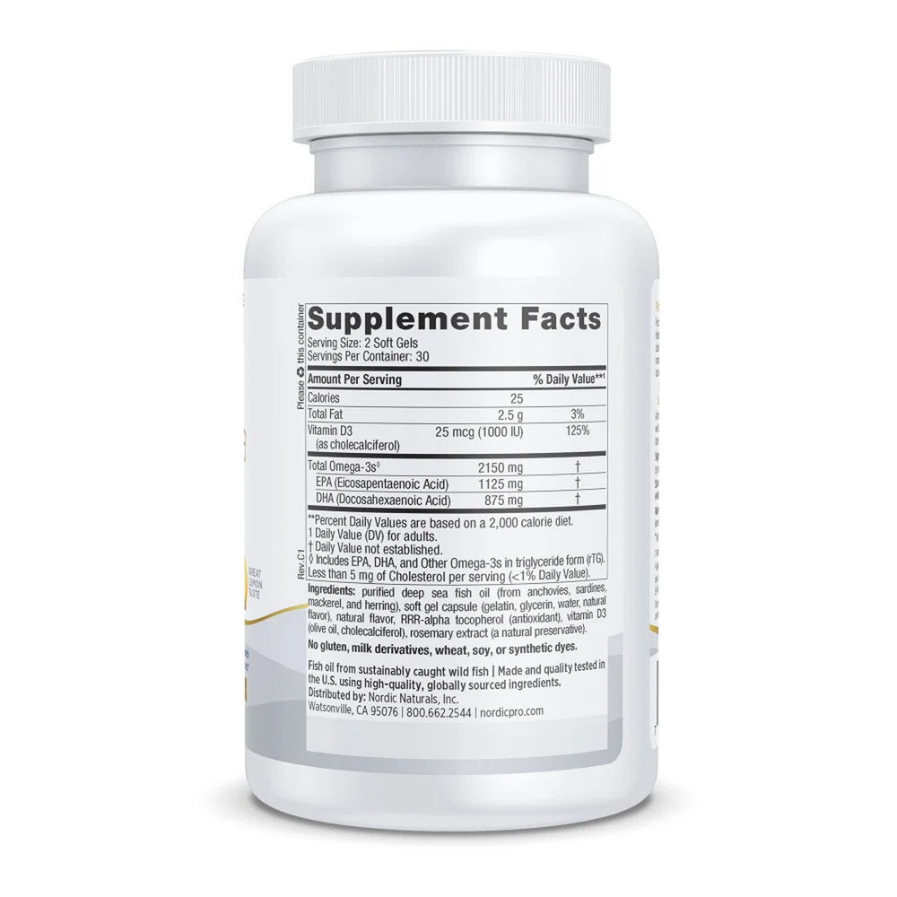 Nordic Naturals ProOmega® 2000-D — view 3