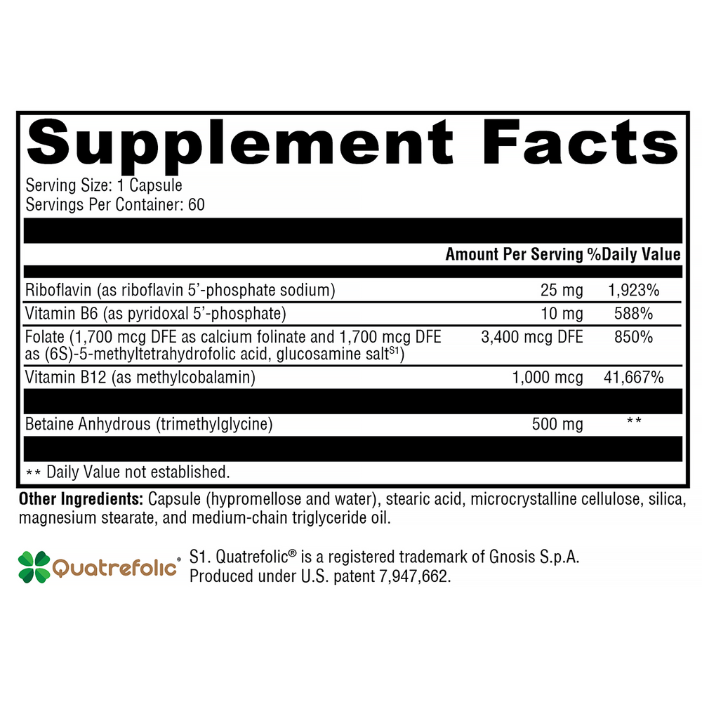 Xymogen Methyl Protect (Active B Vitamins) — view 3