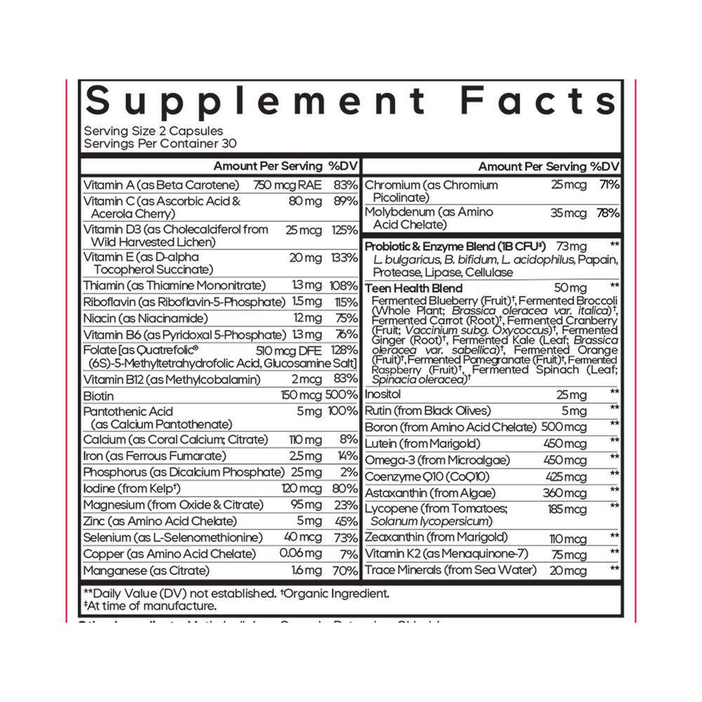 Codeage Teens Fermented Multivitamin — view 3