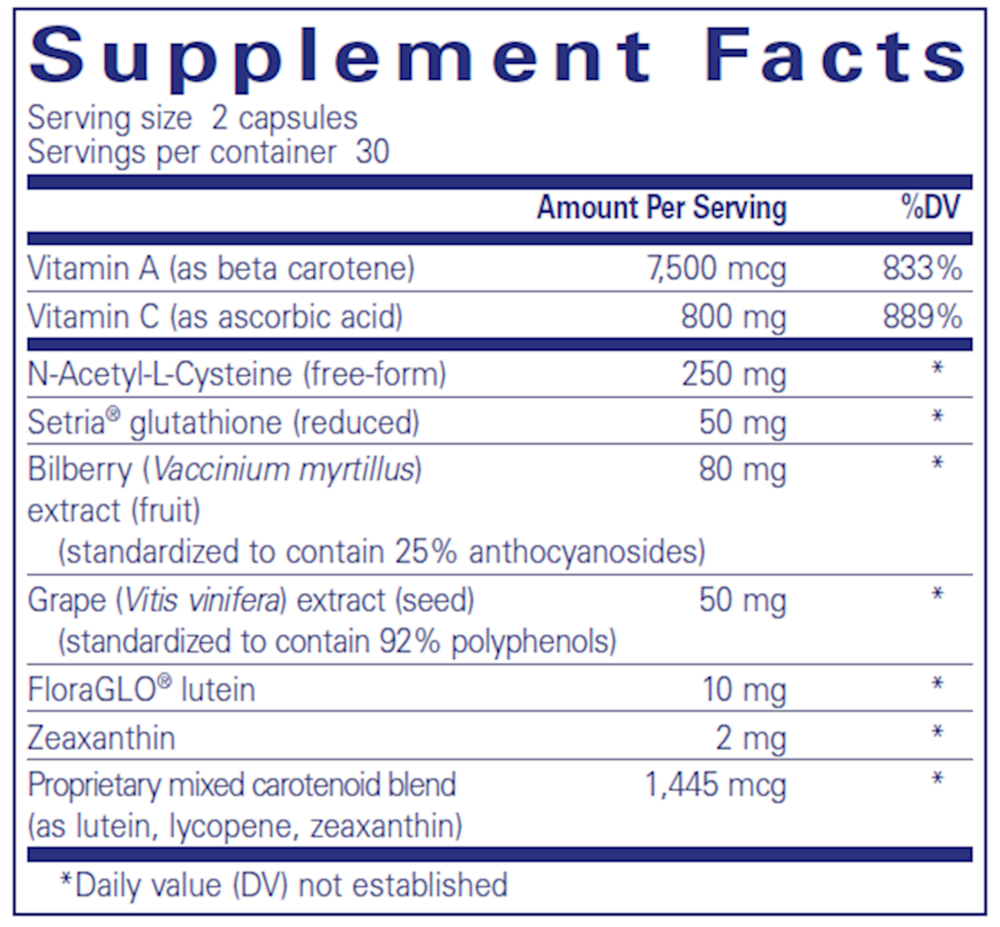 Pure Encapsulations Macular Support Formula* — view 3