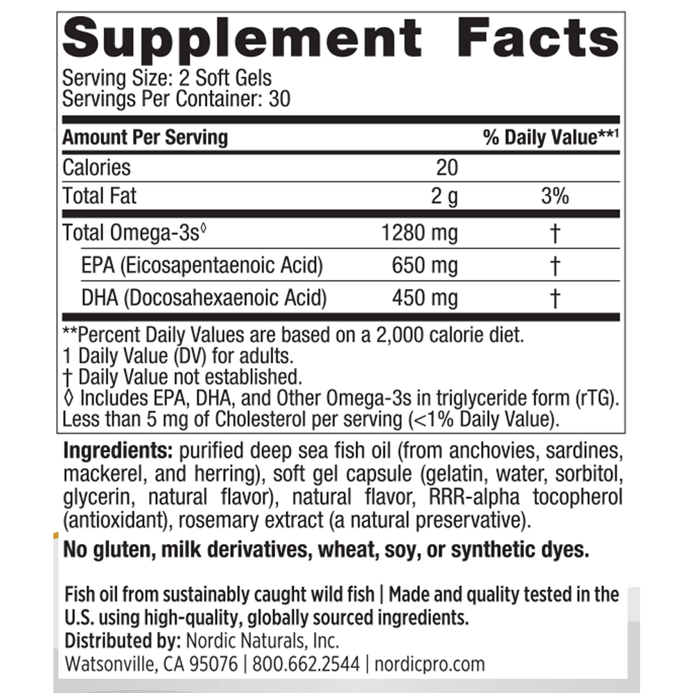 Nordic Naturals ProOmega Lemon — view 3