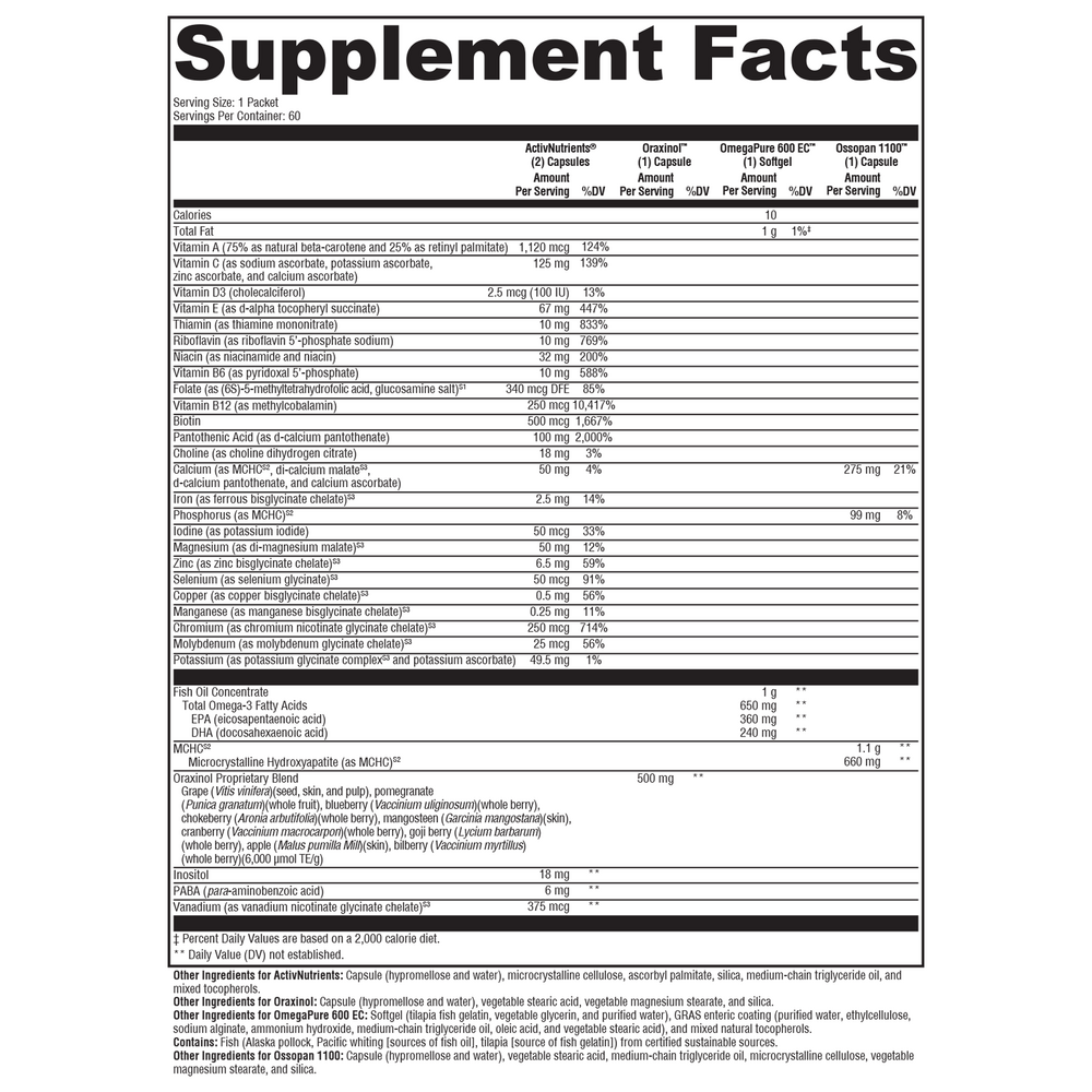 Xymogen ActivEssentials Women (Multivitamin) — view 3