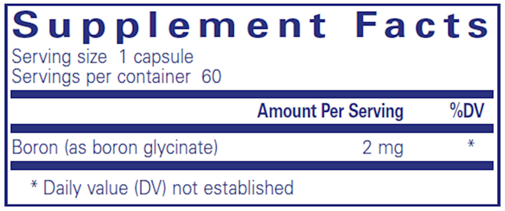 Pure Encapsulations Boron (Glycinate) — view 3
