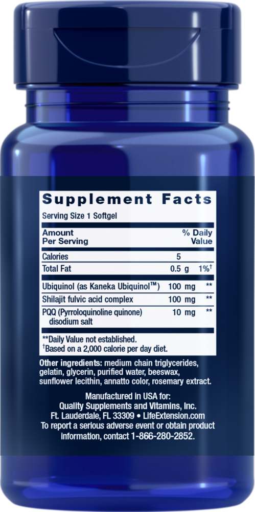 Life Extension Super Ubiquinol CoQ10 with PQQ — view 3