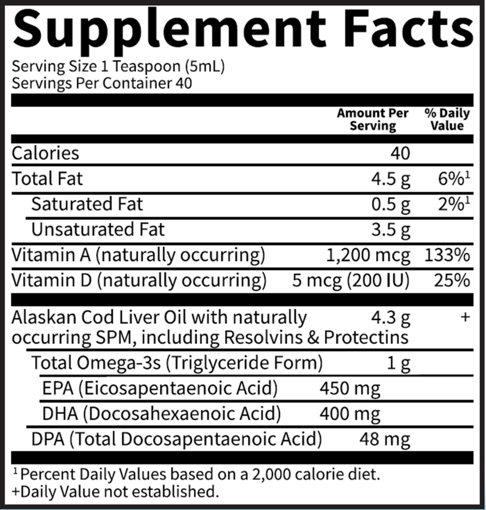Garden of Life Dr. Formulated Alaskan Cod Liver Oil Liquid — view 3