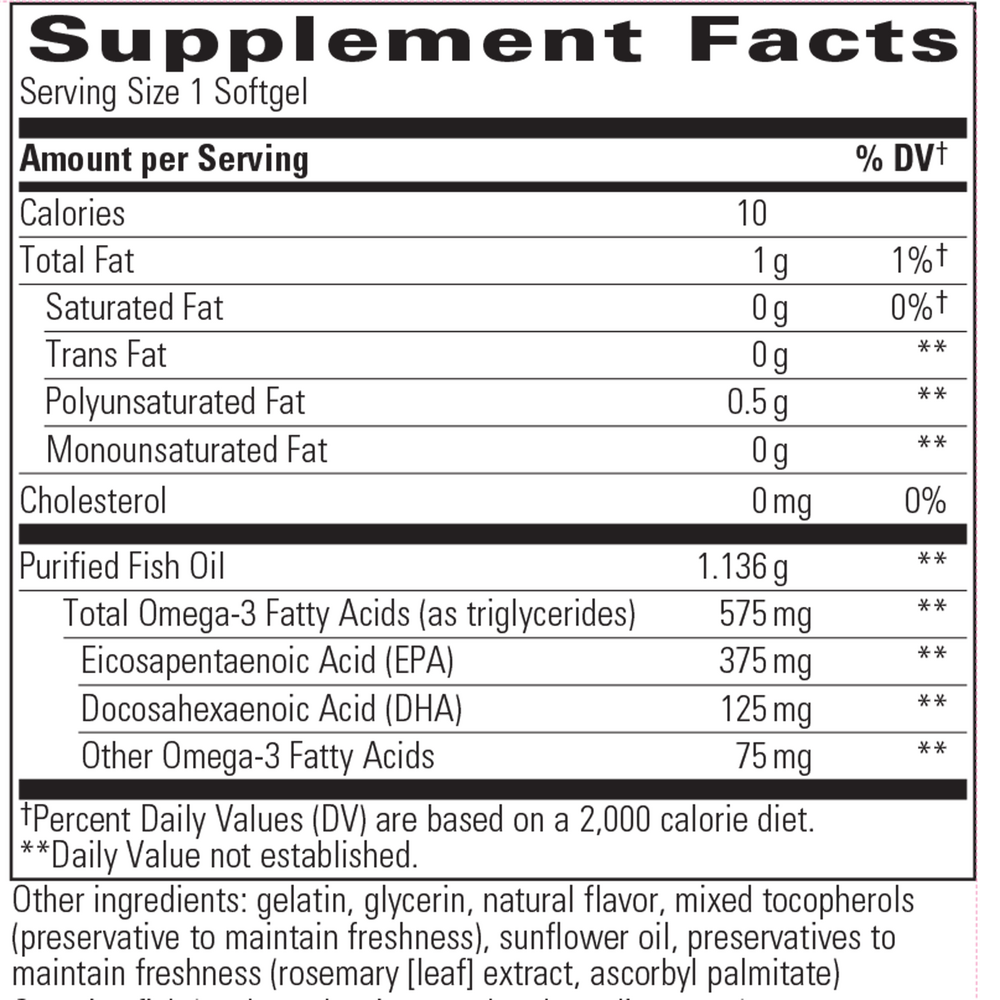 Integrative Therapeutics Pure Omega HP Softgels — view 3