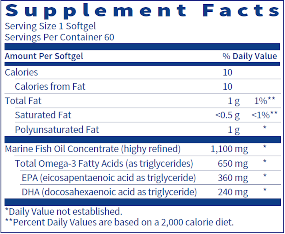 Klaire Labs/SFI Health Eicosamax® Liquid — view 3