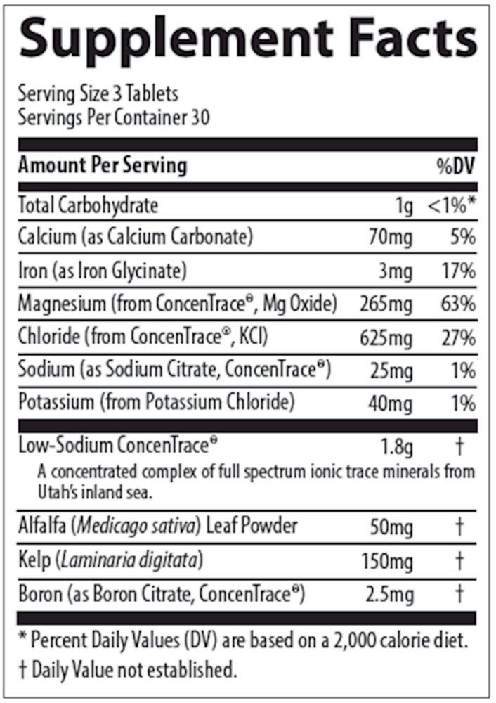 Trace Minerals Research Trace Mineral Tablets — view 3