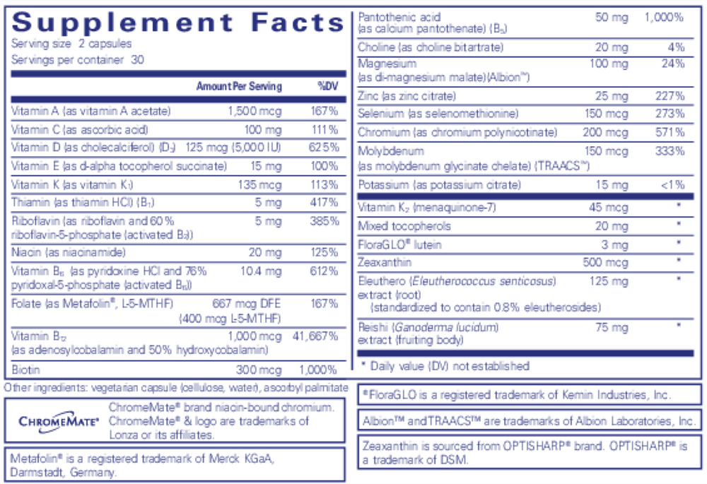 Pure Encapsulations PureResponse™ Multivitamin — view 3