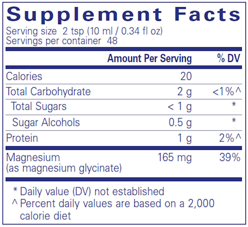 Pure Encapsulations Magnesium Glycinate Liquid — view 3