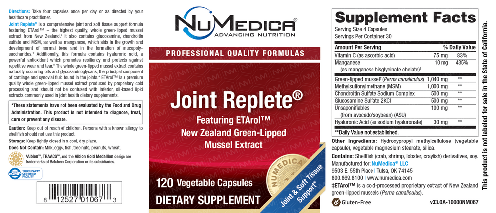 NuMedica Joint Replete® — view 3