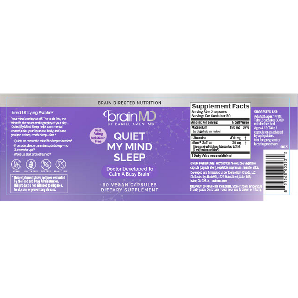 BrainMD Quiet My Mind Sleep — view 3