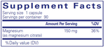 Pure Encapsulations Magnesium (Citrate) — view 3 — view 3