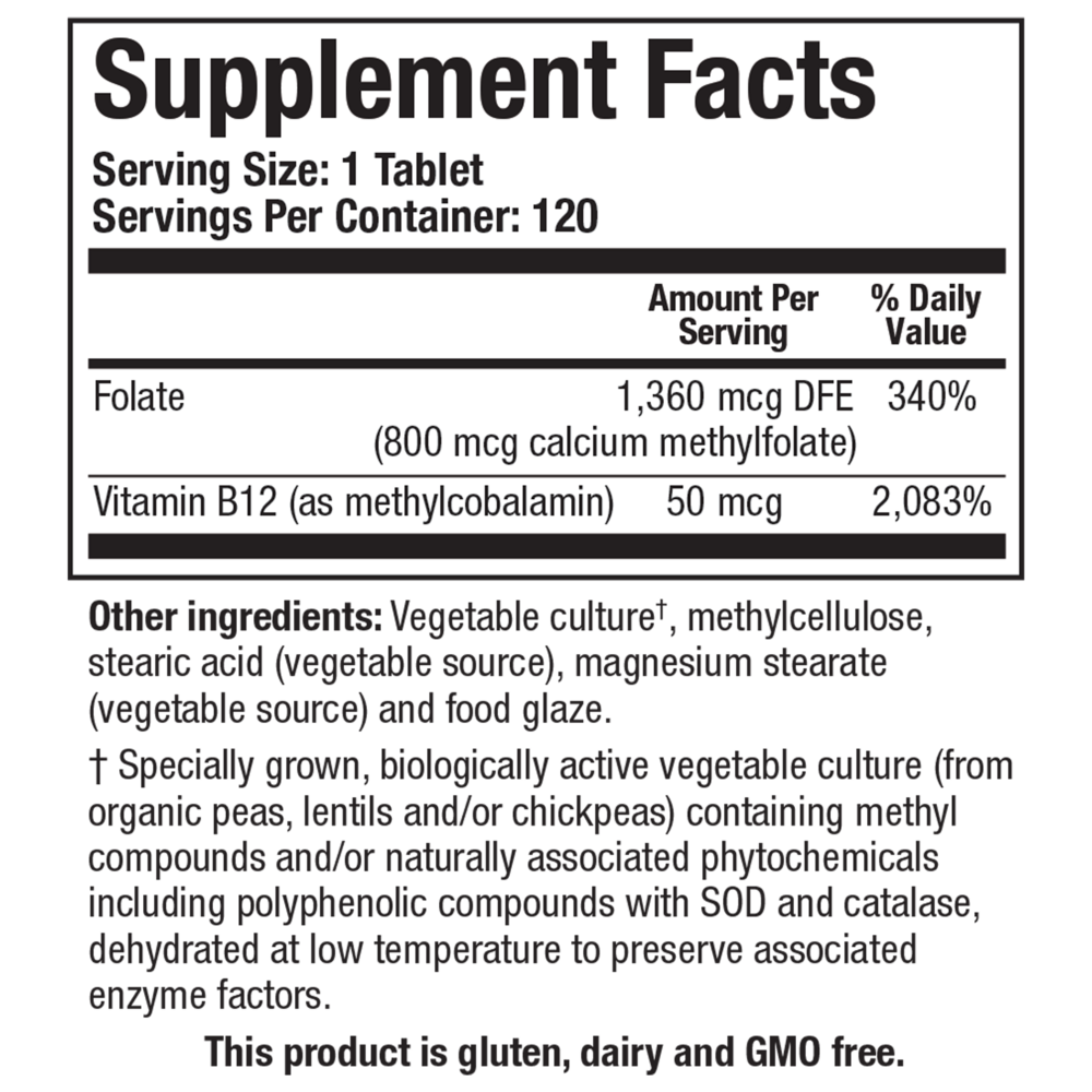 Biotics Research Methylfolate Plus™ — view 3