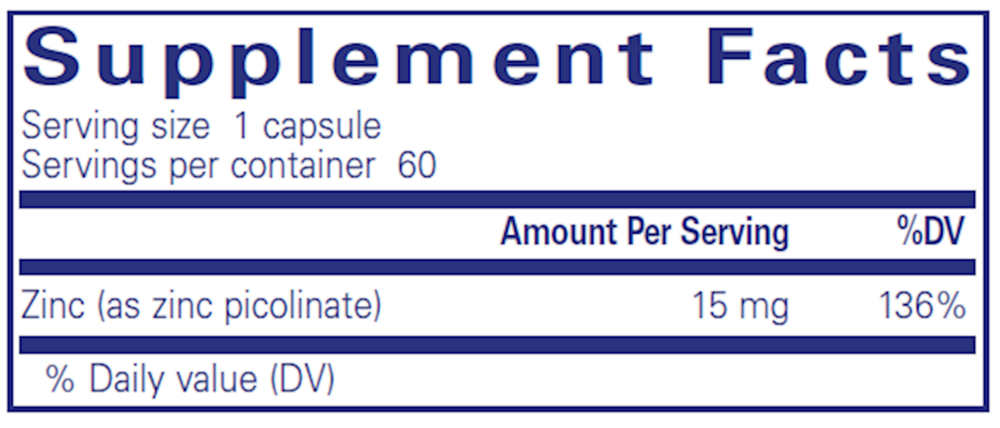 Pure Encapsulations Zinc 15 — view 3