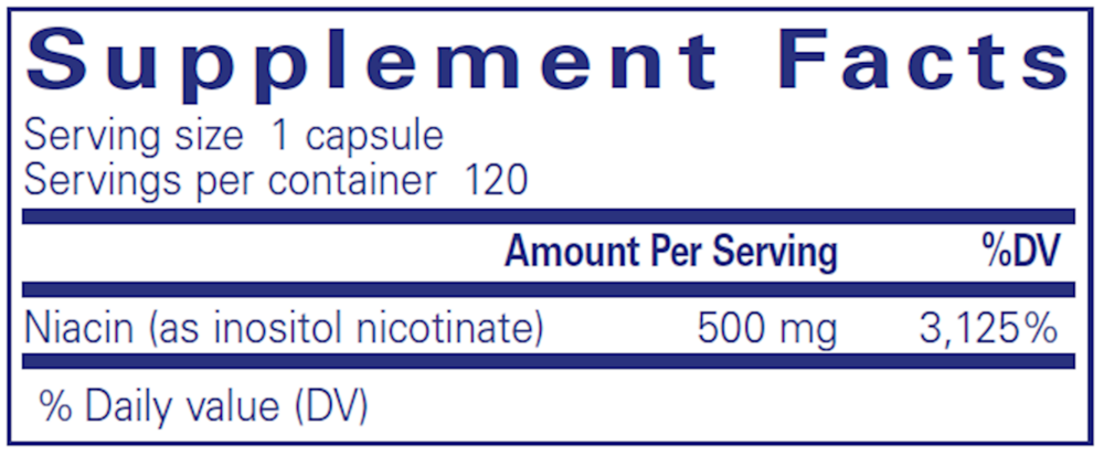 Pure Encapsulations Niacitol 500mg — view 3