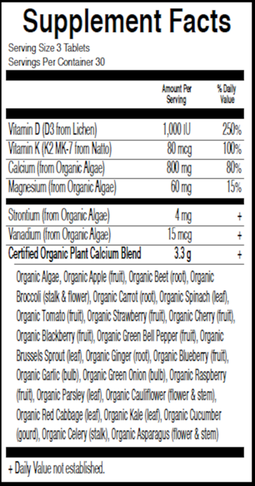 Garden of Life Mykind Organics Plant Calcium — view 3