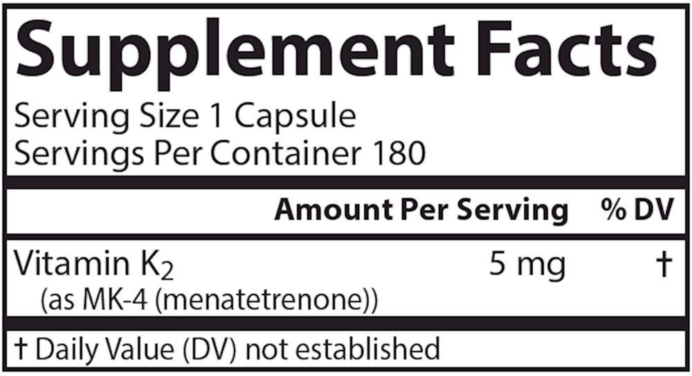 Carlson Labs Vitamin K2 as MK-4 — view 3
