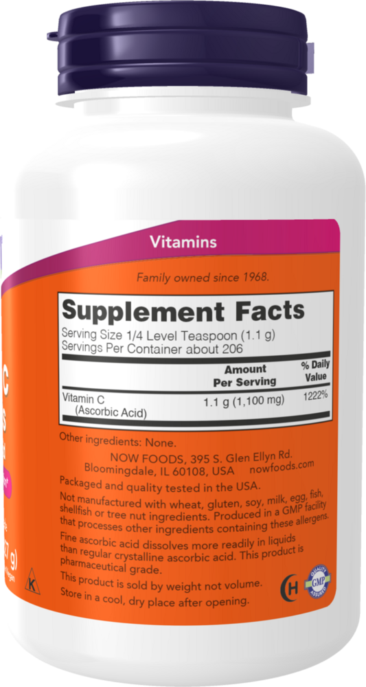 NOW Foods Vitamin C Crystals — view 3