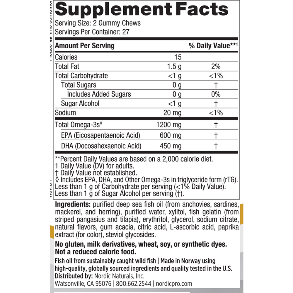 Nordic Naturals ProOmega® Gummy Chews — view 3