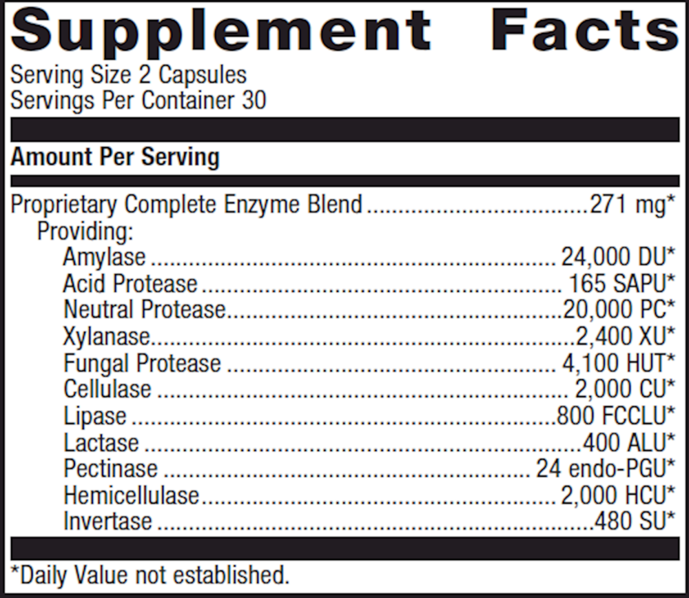 Metagenics SpectraZyme Complete Enzymes — view 3
