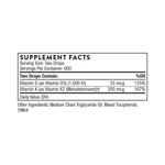 Thorne Vitamin D + K2 Liquid — view 3 — view 3