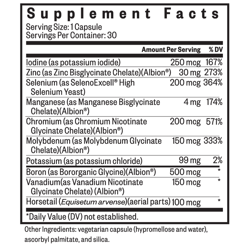 Seeking Health Trace Mineral Complex II Iron and Copper Free — view 3