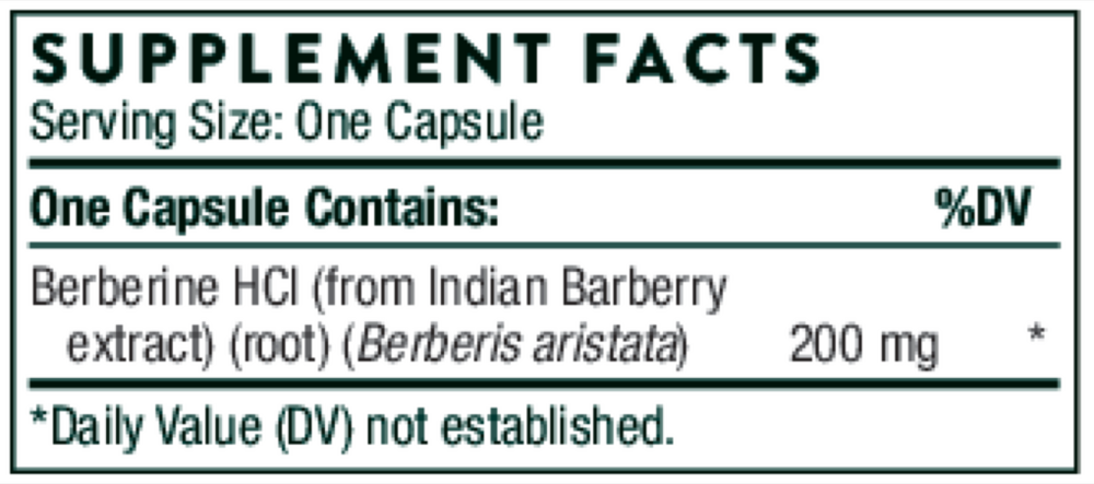 Thorne Berberine 200mg (formerly Berbercap) — view 3