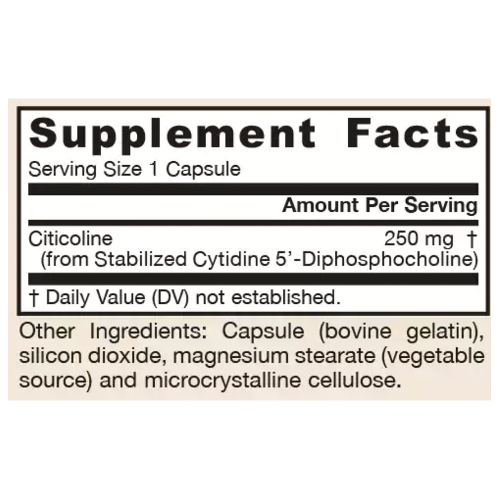 Jarrow Formulas CDP Choline 250mg — view 3