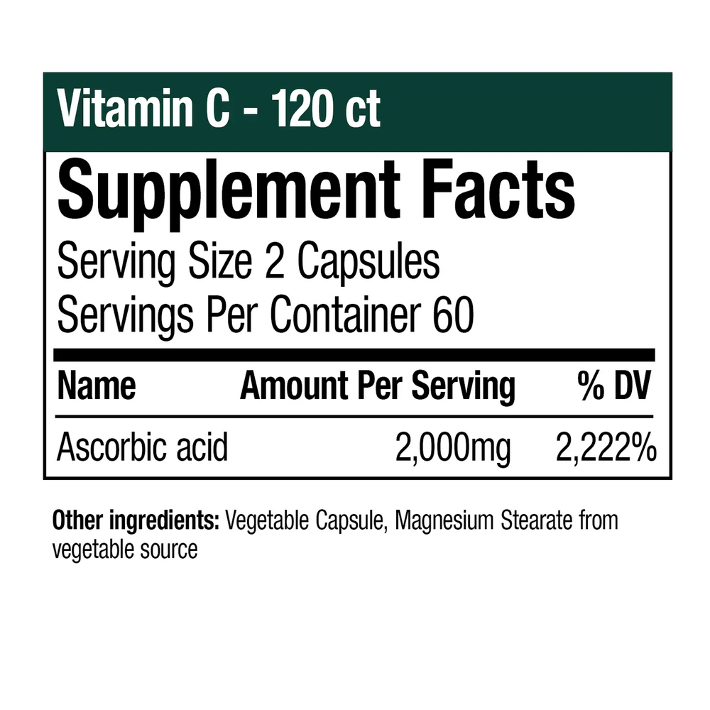 NutraMedix, LLC Vitamin C — view 3