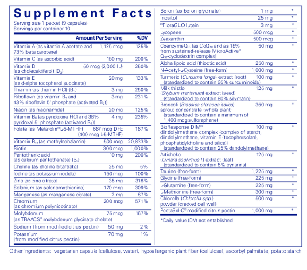 Pure Encapsulations UltraDetox 10-Day Pure Pack — view 3