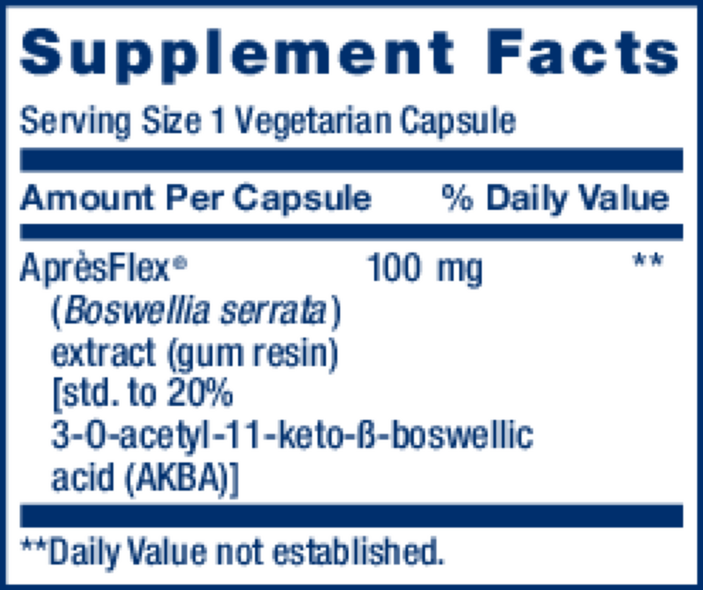 Life Extension 5-LOX Inhibitor with ApresFlex 100mg — view 3