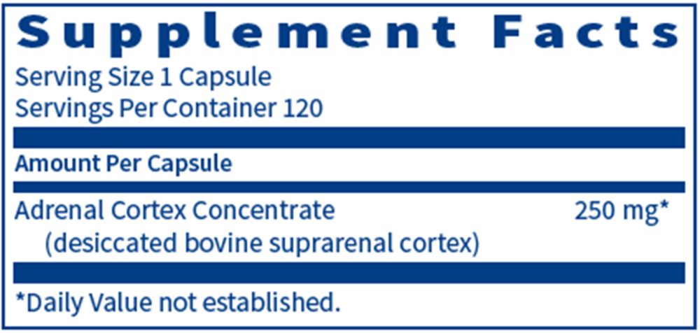 Klaire Labs/SFI Health Adrenal Cortex — view 3