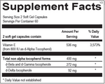 Ortho Molecular Products Vitamin E Mixed Tocopherols — view 3 — view 3