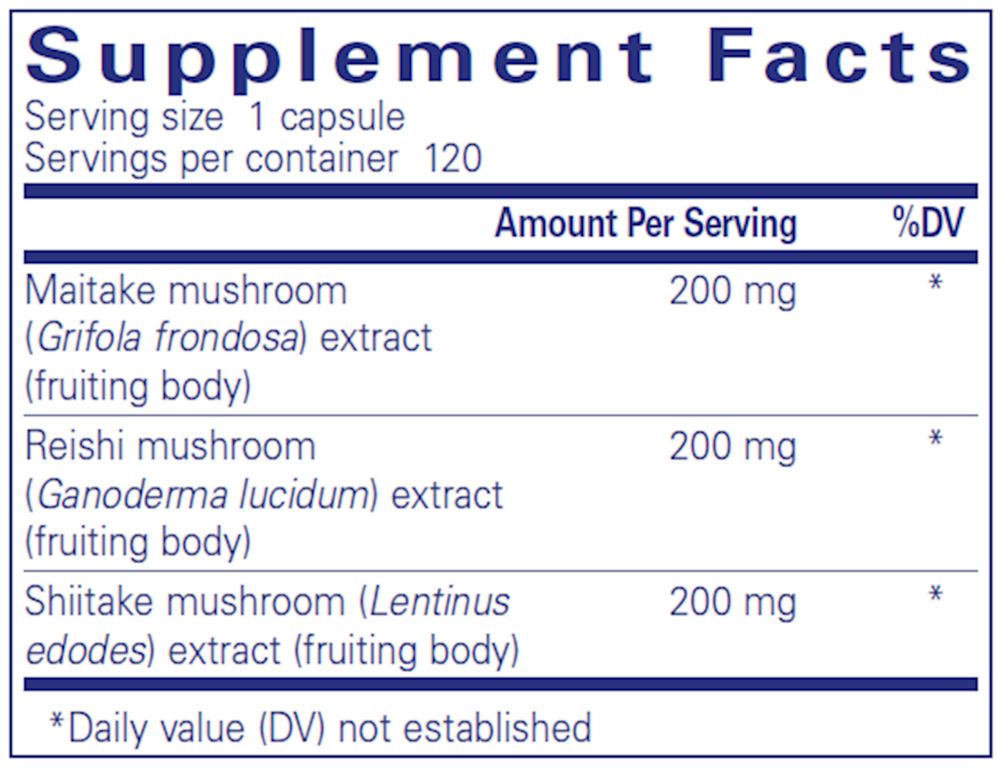 Pure Encapsulations M/R/S Mushroom Formula — view 3