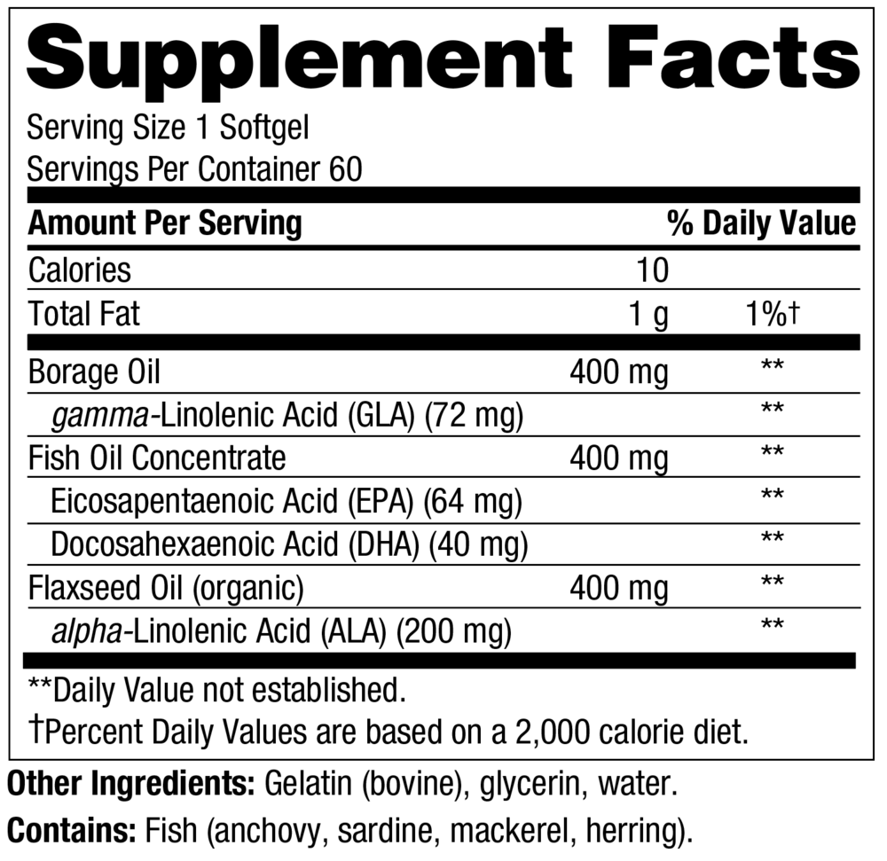 NuMedica Omega EFA Complex™ — view 3