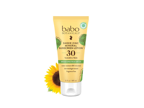 Babo Botanicals - SPF 30 Baby Skin Mineral Sunscreen Pump