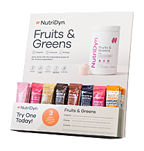 NutriDyn Fruits & Greens Display w/ To Go pkts