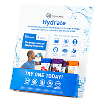 NutriDyn - Dynamic Hydrate Display with To Go Packets & Patient Cards